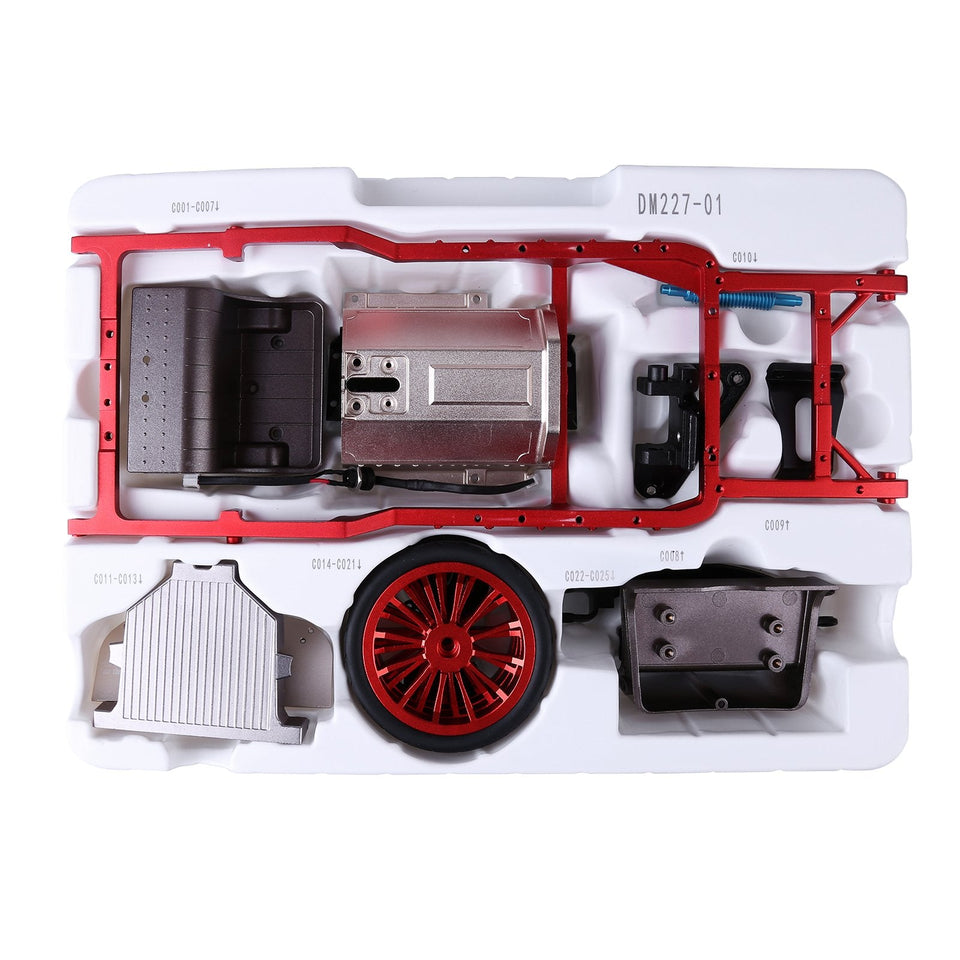 Teching Assembly Metal Mechanical Electric Vintage Classic Car Model Toy