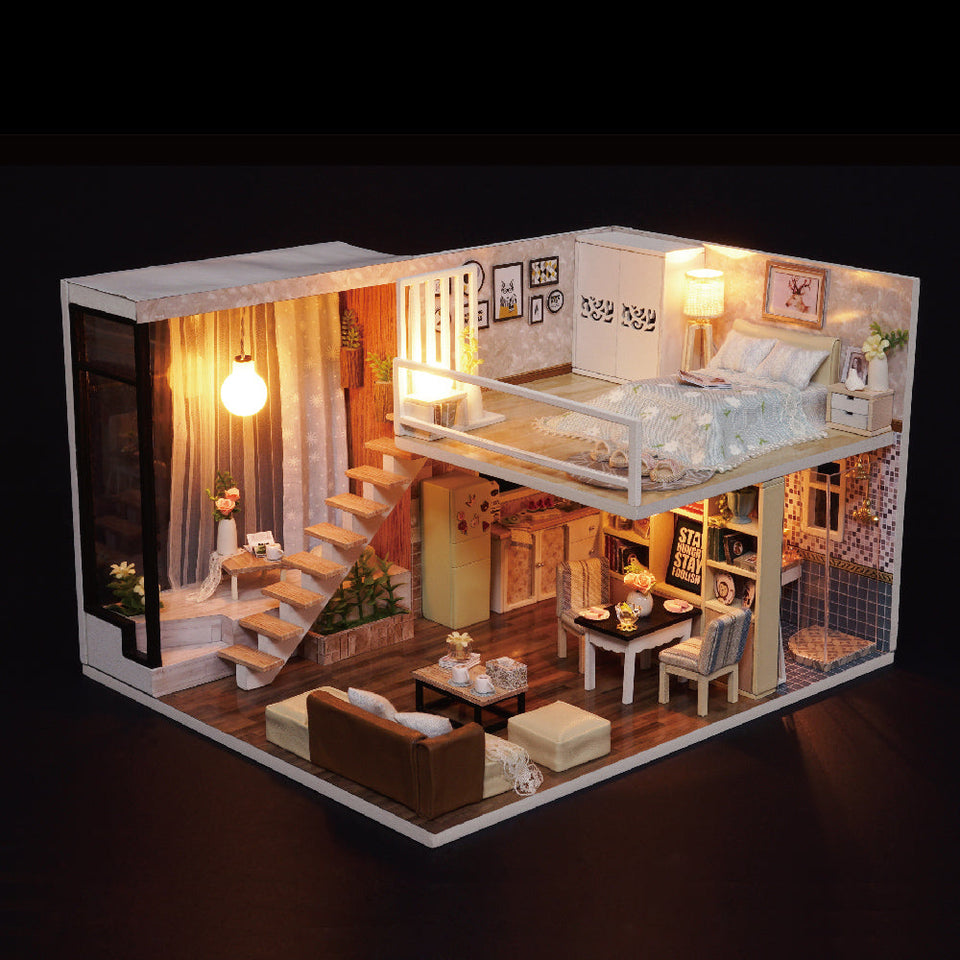 1: 24 DIY Dollhouse Kit (Wait For Time)