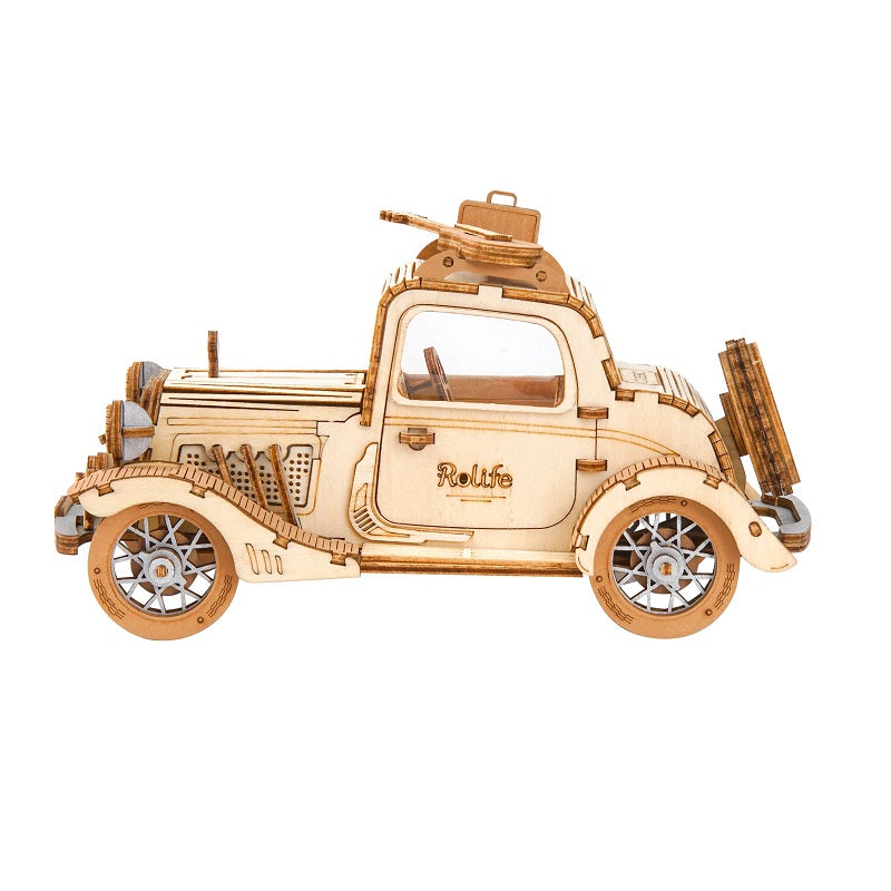 Wooden Model Vintage Car