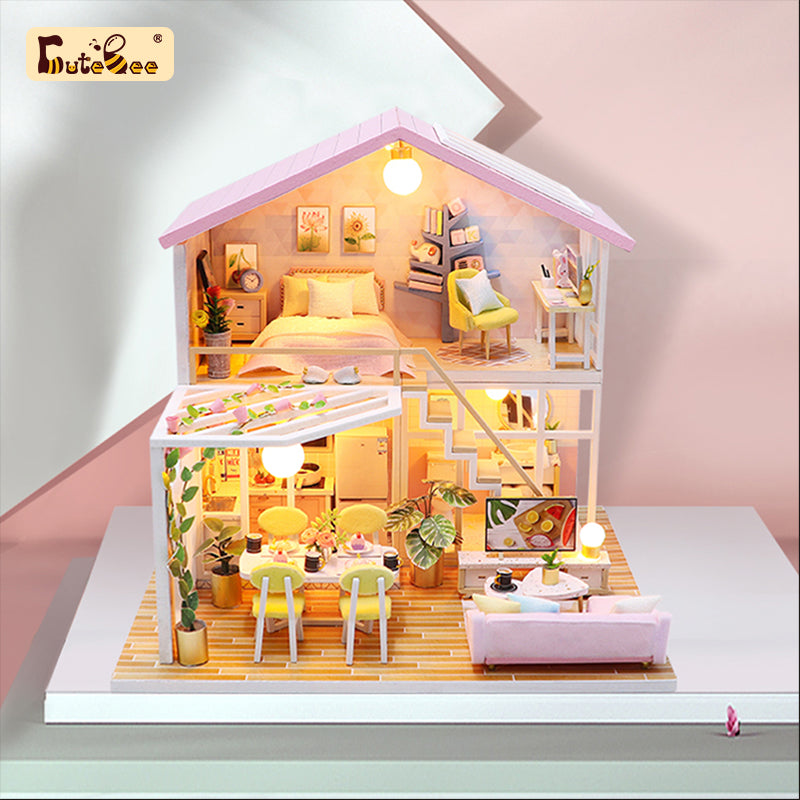 1: 24 DIY Dollhouse Kit (Sweet Time)