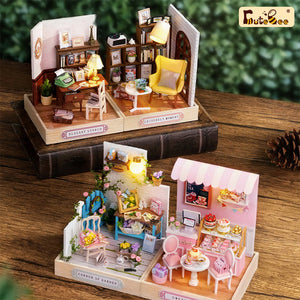 1: 24 DIY Dollhouse Kit( Corner of happiness)