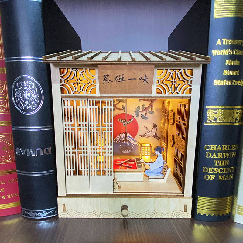 DIY Book Nook Kit(Zen Tea Blindly)