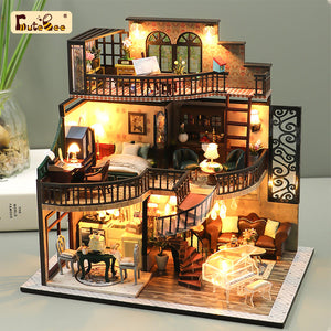 1: 24 DIY Dollhouse Kit (Dream Building Pavilion)