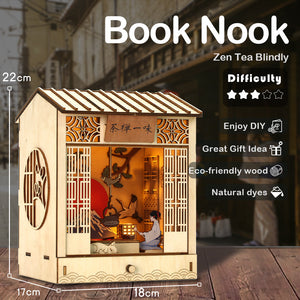 DIY Book Nook Kit(Zen Tea Blindly)