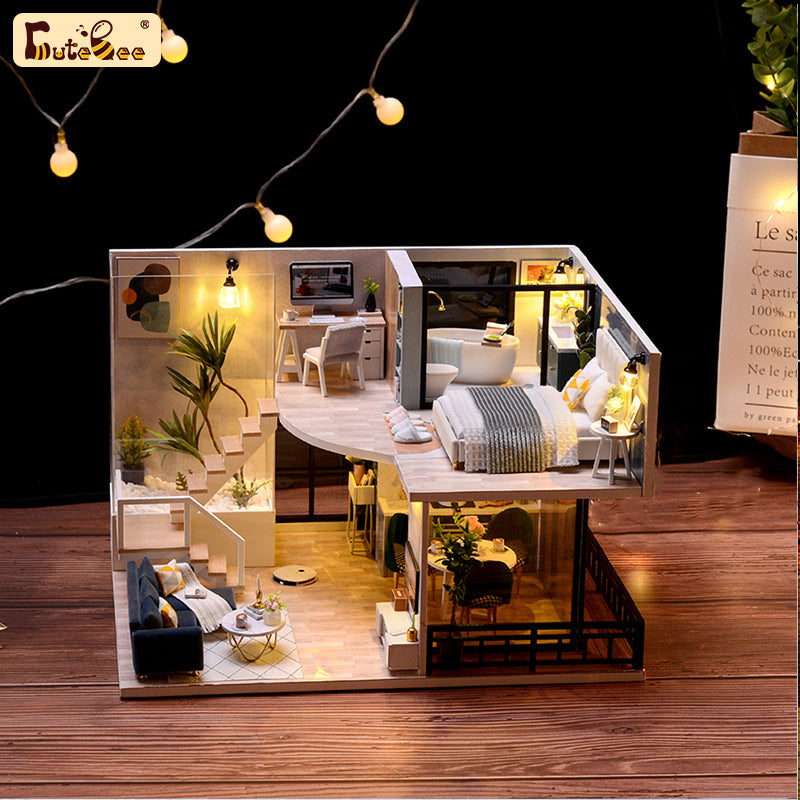 1: 24 DIY Dollhouse Kit (Cozy Time)