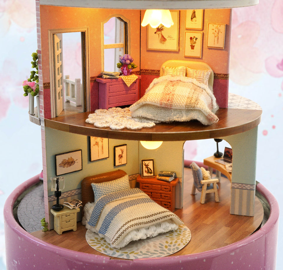 1: 24 DIY Dollhouse Kit (Meet at Corner)