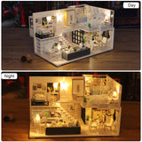 1: 24 DIY Dollhouse Kit (Happy Time)