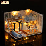 1: 24 DIY Dollhouse Kit (Blue Time)