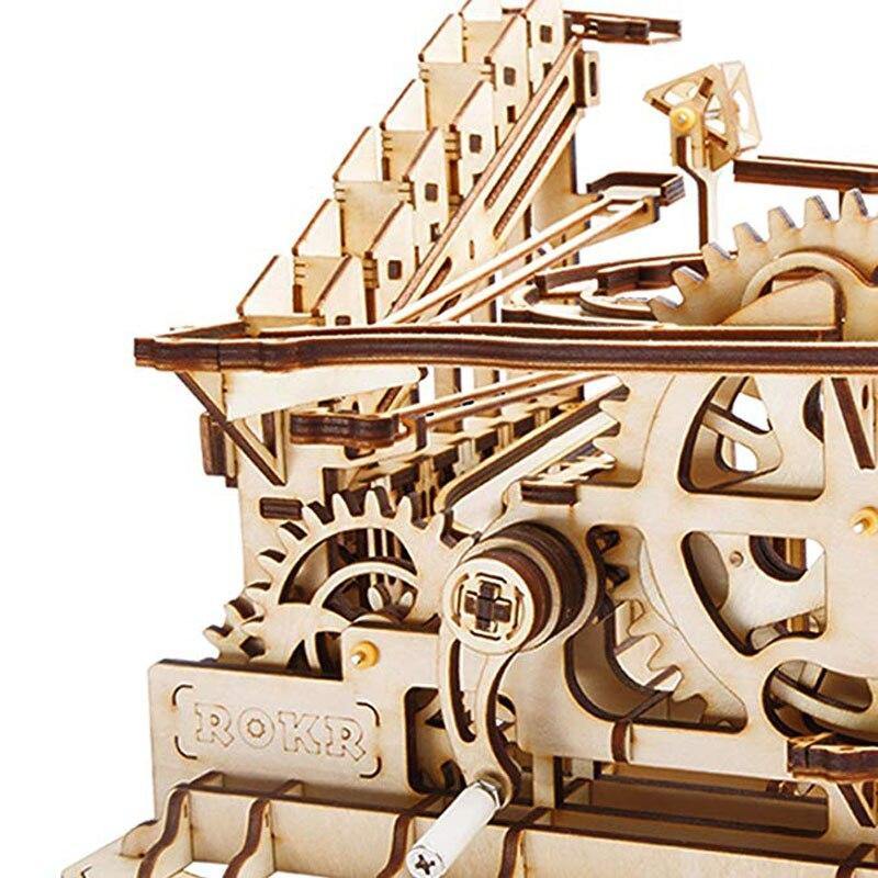 Wooden Model Waterweel Marble Circuit