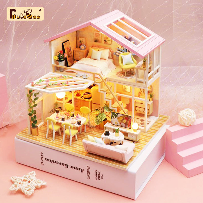 1: 24 DIY Dollhouse Kit (Sweet Time)