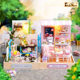 1: 24 DIY Dollhouse Kit( Corner of happiness)