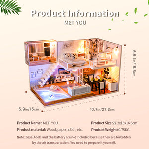 1: 24 DIY Dollhouse Kit (Met you)