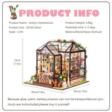 1: 24 DIY Dollhouse Kit (Jenny's Greenhouse)