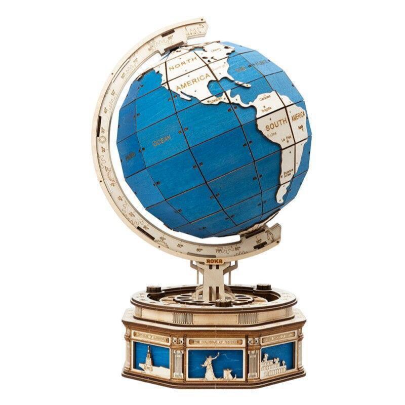 Wooden Model Globe