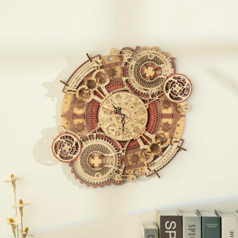 Wooden Model Astrological Clock