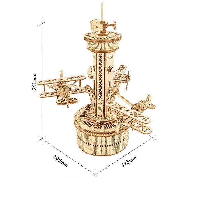 Wood Model Control Tower