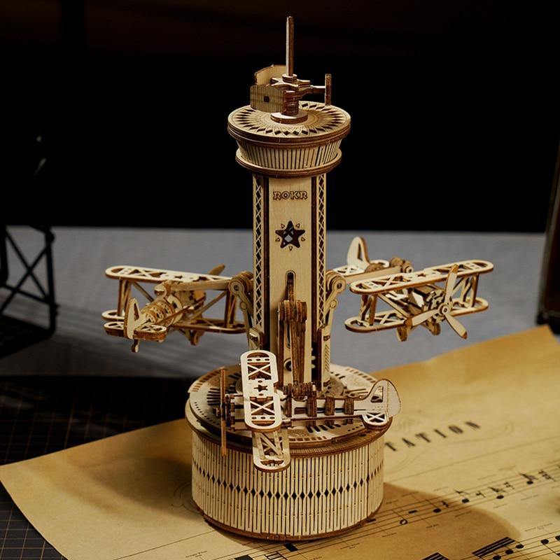 Wood Model Control Tower