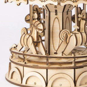 Wooden Model Enchanted Carousel