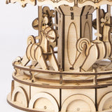 Wooden Model Enchanted Carousel