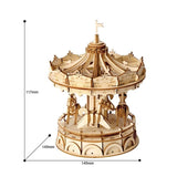 Wooden Model Enchanted Carousel