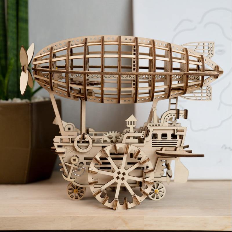 Wooden Model Mechanical Airship