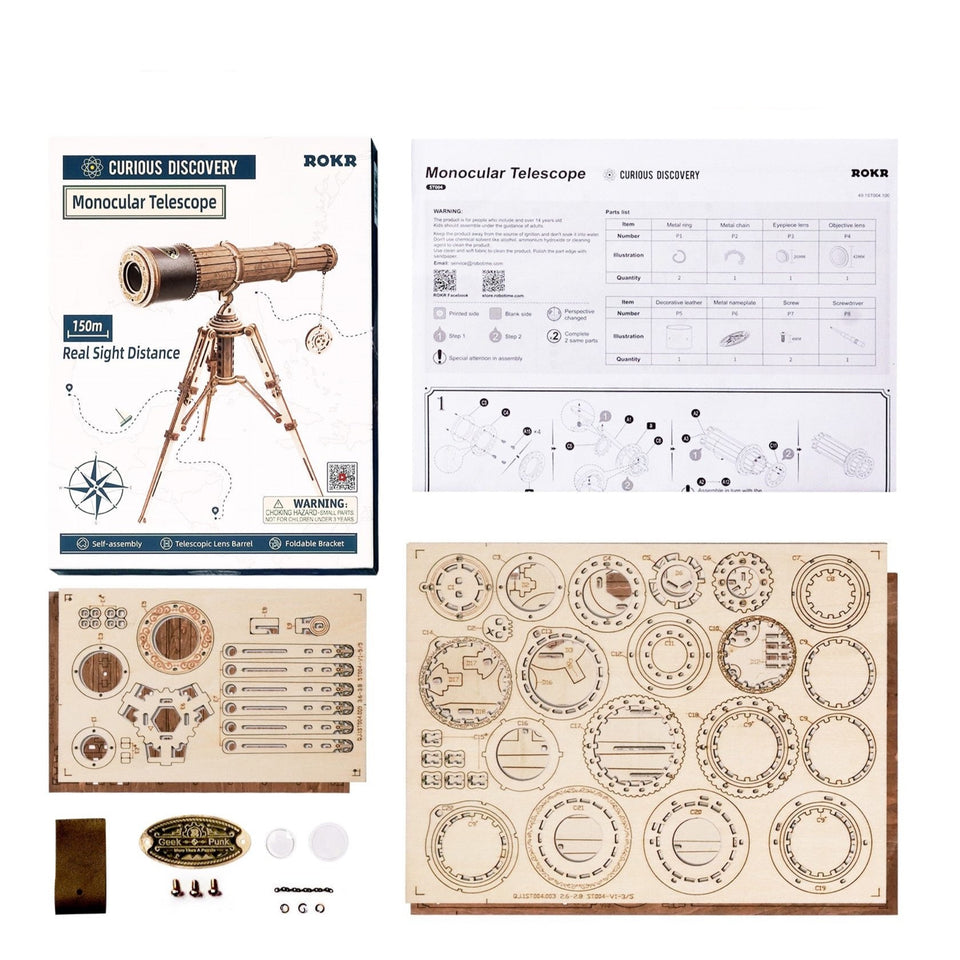 Wooden Model Telescope