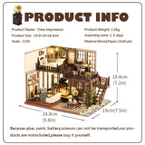 1: 24 DIY Dollhouse Kit (Time Impression)