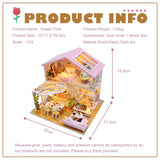 1: 24 DIY Dollhouse Kit (Sweet Time)