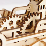 Wood Model Mechanical Tractor