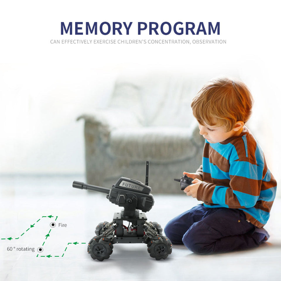 108PCS 3D Alloy assembly programming rechargeable wireless remote control tank electric water bomb car model kit