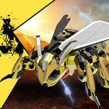 151 Pcs Alloy Mechanical Wasp Model DIY Kit for Kids & Adults