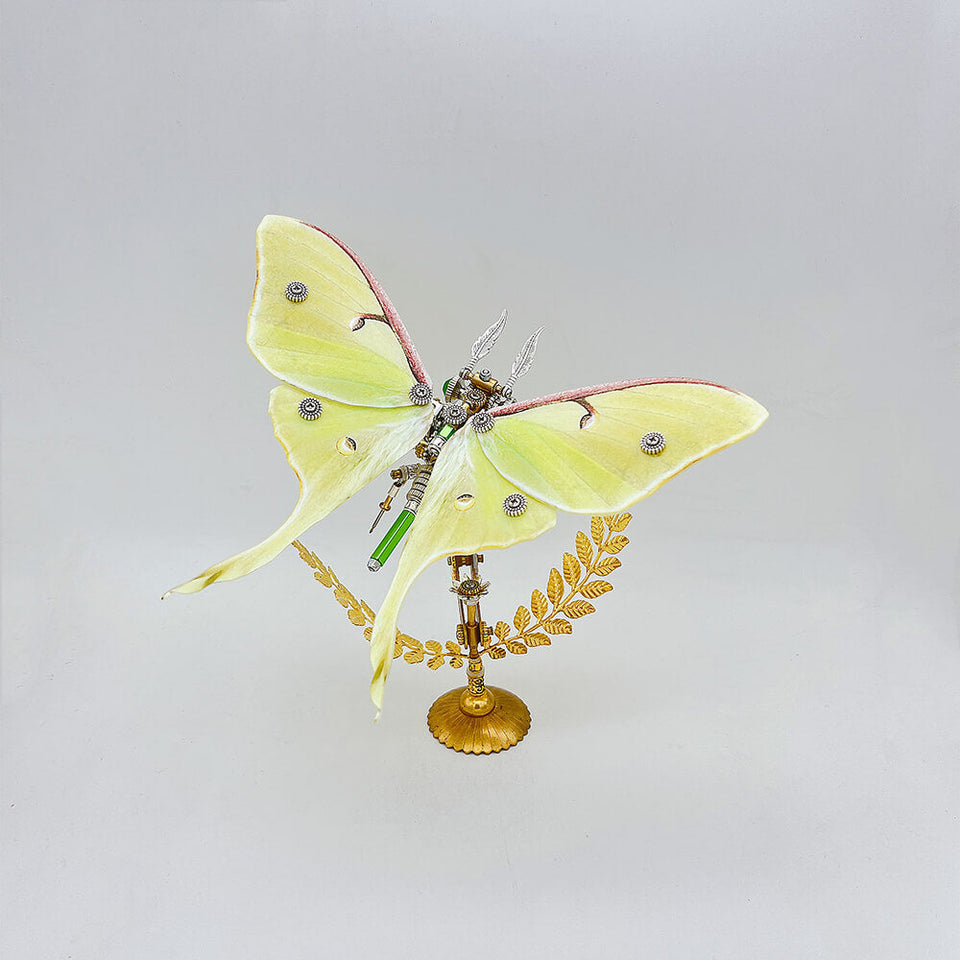 200PCS Steampunk moth metal puzzle model kit