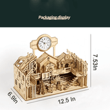 225PCS 3D Santa's Workshop Model Kit Puzzle Creative Gift