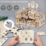 225PCS 3D Santa's Workshop Model Kit Puzzle Creative Gift