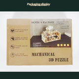 225PCS 3D Santa's Workshop Model Kit Puzzle Creative Gift
