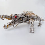 3D Crocodile Metal Puzzle 1500PCS Model Kit for Adults