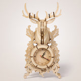 3D DIY Elk Model Kit Alarm Clock Decoration Gift