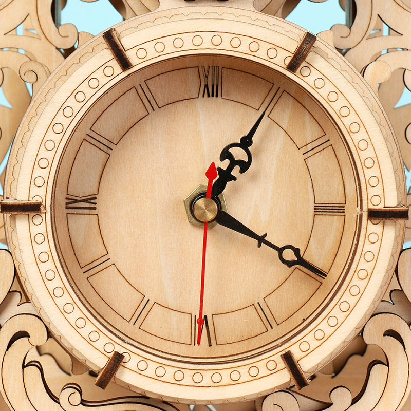 3D DIY Elk Model Kit Alarm Clock Decoration Gift