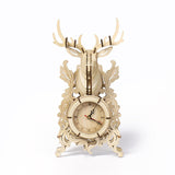 3D DIY Elk Model Kit Alarm Clock Decoration Gift