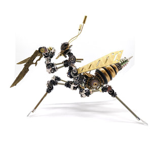 3D DIY Metal Assembly Mechanical Mantis Insect 500PCS Model kit