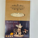 3D Halloween Series DIY Ghost House Wooden Model Kit