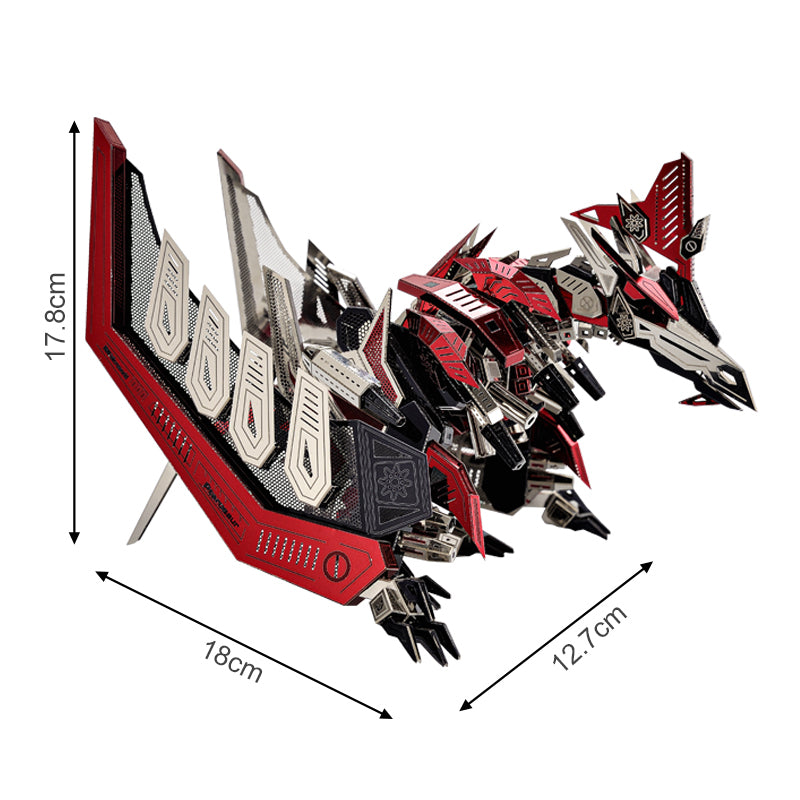 3D Mechanical Pterosaur Metal model Kit Handcraft