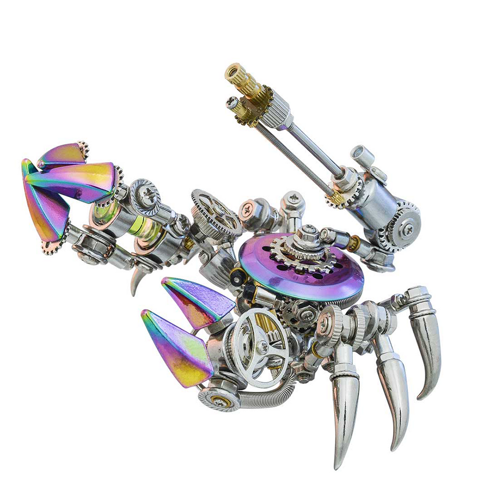 3D Metal Crab Puzzle Model Kit Ocean Series