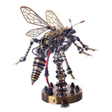 3D Metal DIY Mechanical Wasp Insects Puzzle Model Kit Assembly Jigsaw Crafts