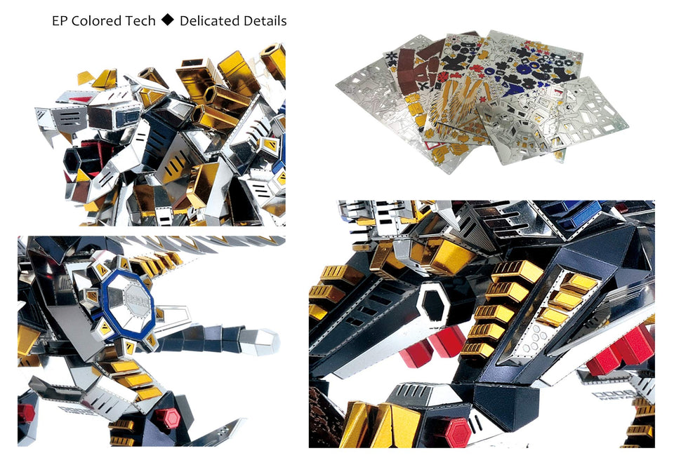 3D Metal Mechanical Flying Tiger Model  DIY Building Kit