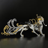 3D Metal Mechanical Lion Mutation Mythological Creature Model Kit