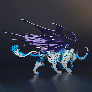 3D Metal Mythological Creatures Puzzle Colorful Model Kit