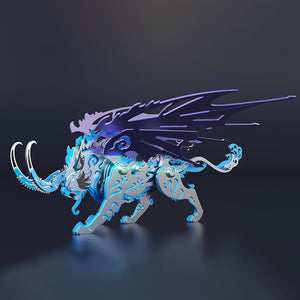 3D Metal Mythological Creatures Puzzle Colorful Model Kit