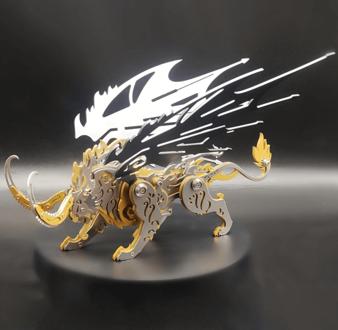 3D Metal Mythological Creatures Puzzle Colorful Model Kit