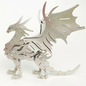 3D Metal Pterosaur Puzzle Model Kit Mythical Creature Dragon Series